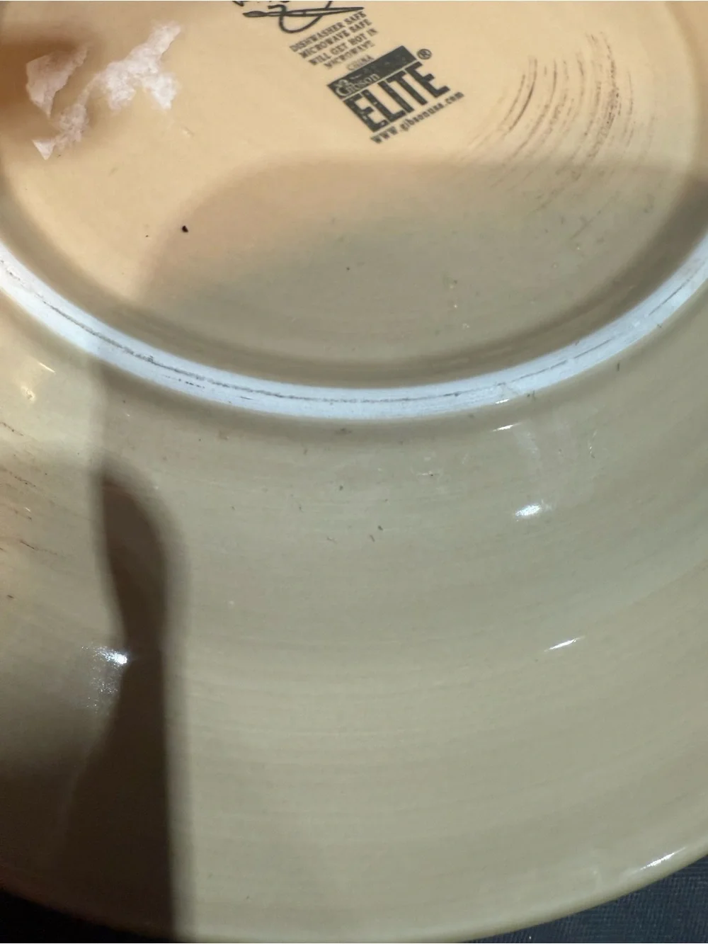 gibson usa elite handpainted dinnerware 9 Inch Wide Overall - qty 1